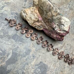 Artisan Copper Wire Work Bracelet Handmade